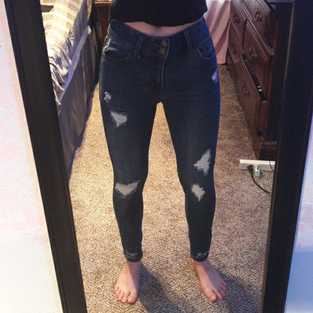 Mid Rise Skinny Jeans